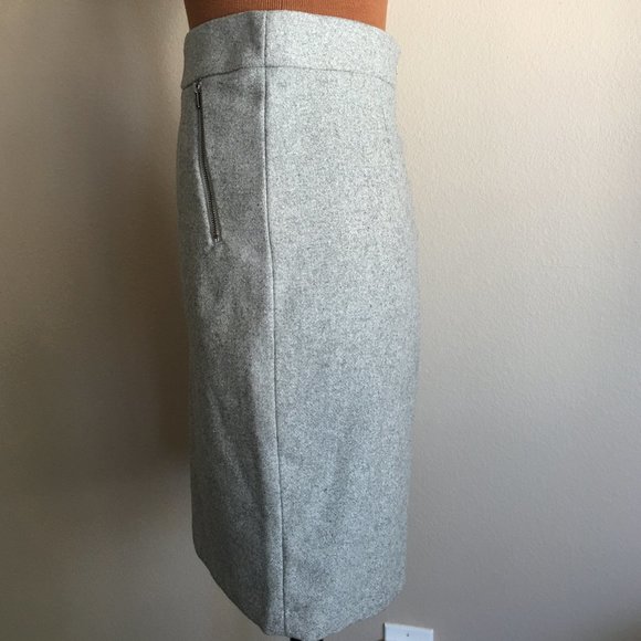DE COLLECTION Wool Blend Pencil Skirt LARGE - Picture 3 of 13